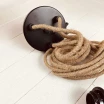 Monture 3 Douilles noires et fil corde