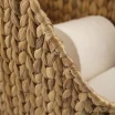 Panier naturel Porte-papier toilette pour vos pièces d'eau