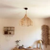 Abat jour pour Lampe en Rotin Naturel Serang D40cm