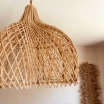 Abat jour pour Lampe en Rotin Naturel Serang D40cm