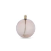 Lampe à huile forme boule coloris champagne - taille M - Peri Glass