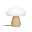 Lampe de chevet en porcelaine forme champignon