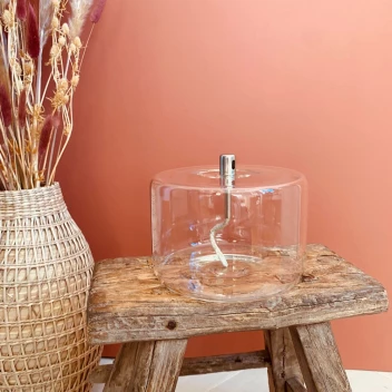 Lampe à huile de paraffine Dining striée - Blossom Concept Store
