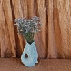 Pichet ou vase poisson bleu givré Glouglou