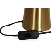 Lampe Paul métal doré satiné H50cm - Opjet Paris