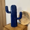 Décoration à poser Cactus bleu majorelle H28cm