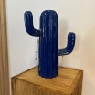 Décoration à poser Cactus bleu majorelle H28cm