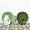 Pichet ou vase poisson Glouglou vert matcha