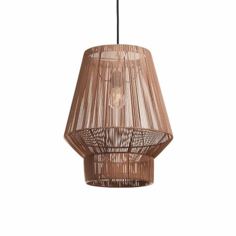 Suspension ou lampe à poser en plastique recyclé terracotta