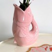 Pichet - carafe ou vase poisson rose Glouglou