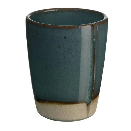 Mug Faro en grès émail réactif bleu 25cl